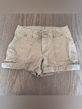 Magellan‎ Outdoors Utility Cargo Chino Roll-Hem Shorts Fishing Hiking Women's 4